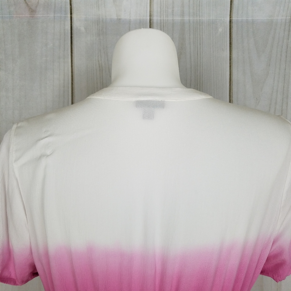 Torrid Pink Ombre Blouse - Picture 4 of 10